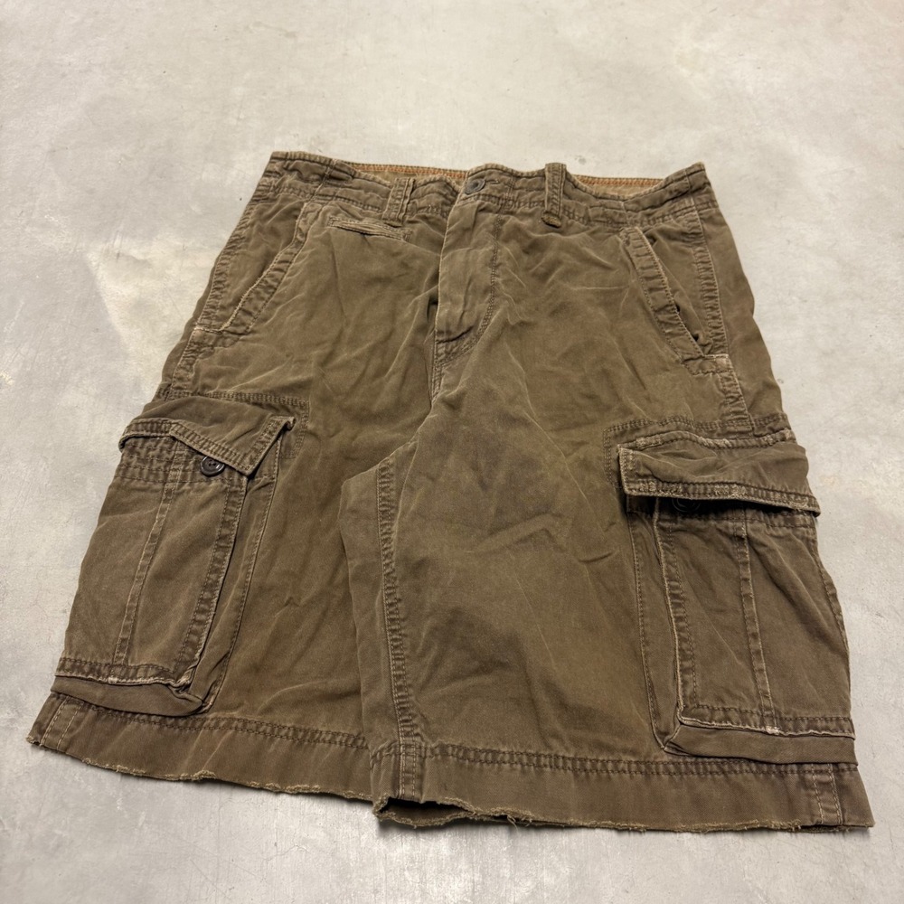 Vintage‎ y2k Baggy Brown American Eagle Cargo Shorts